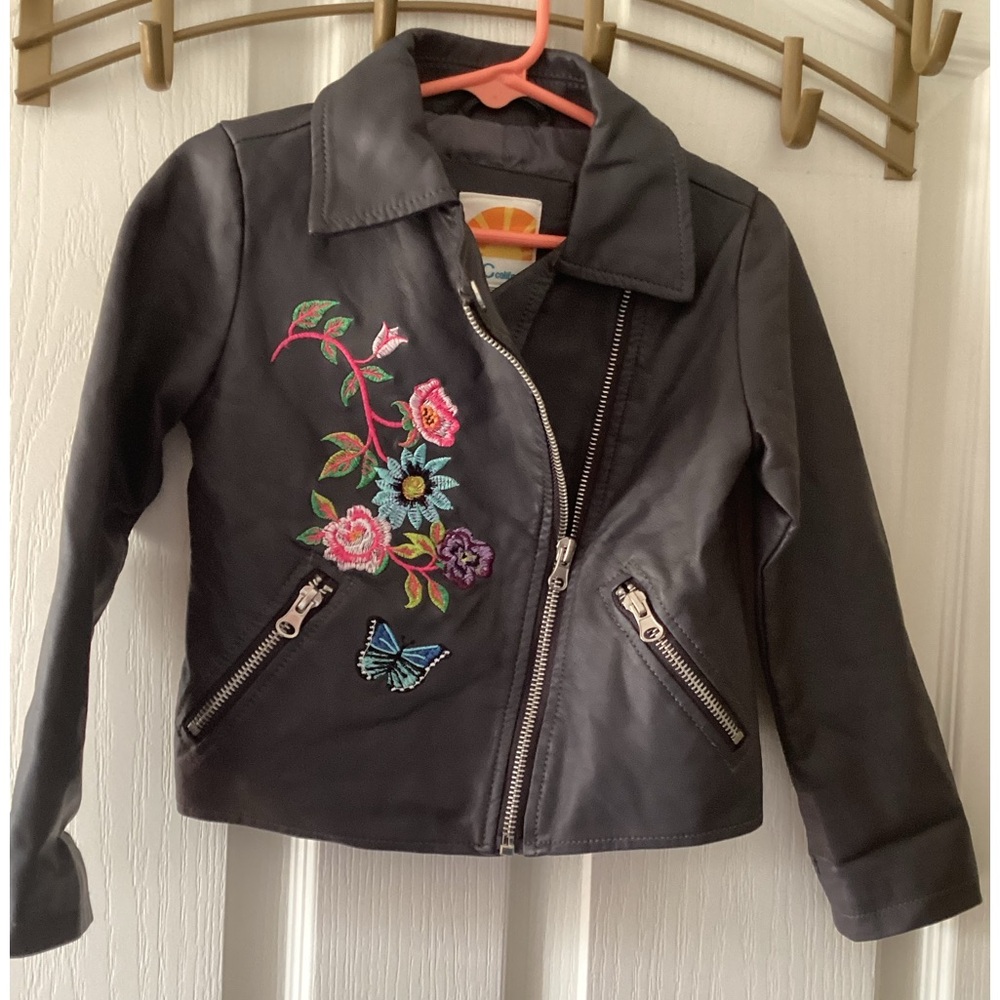 Embroidered Black Jacket